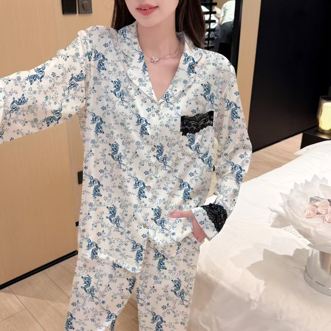 女式纯棉睡衣套装 image 3