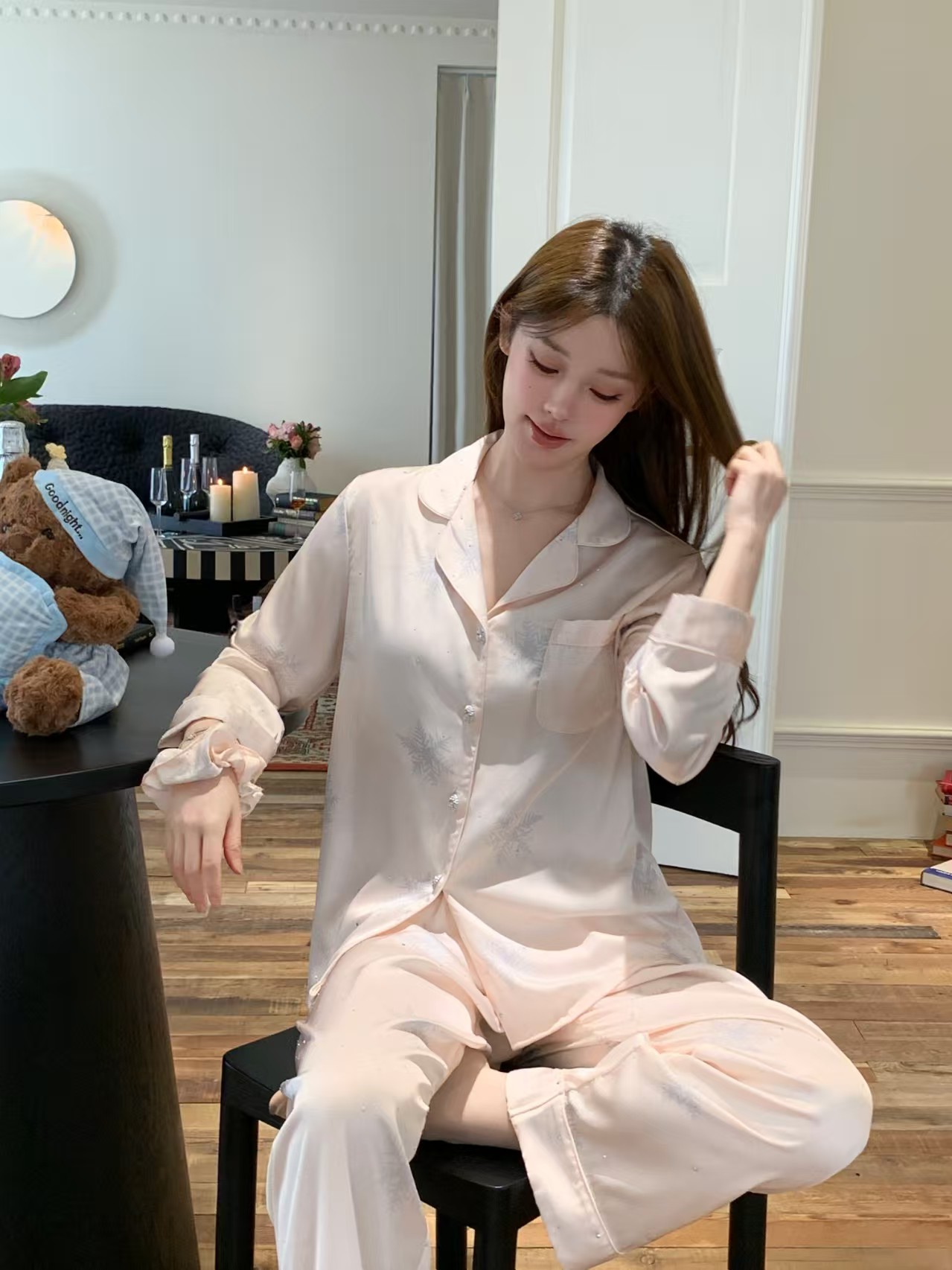 女式纯棉睡衣套装 image 2