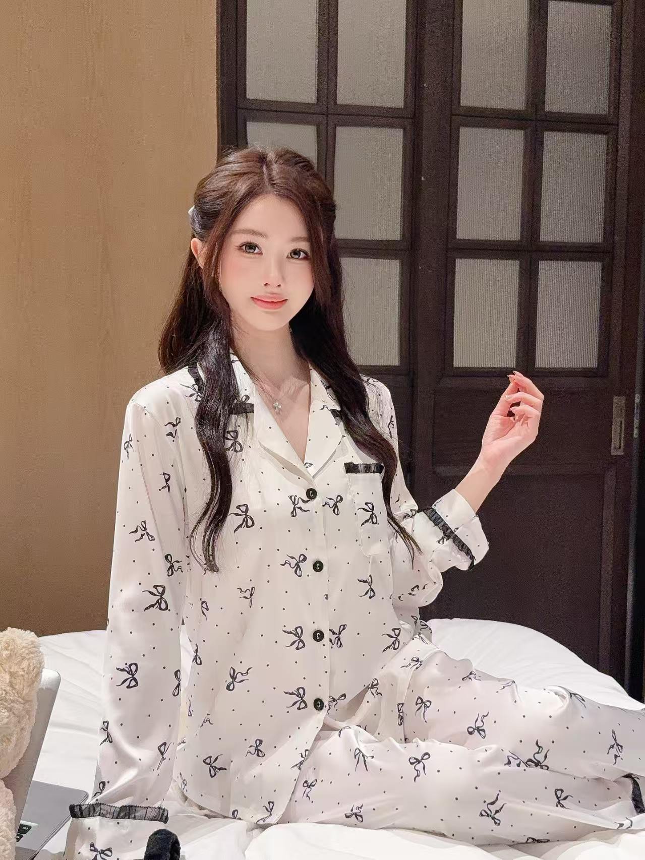 女式纯棉睡衣套装 image 4